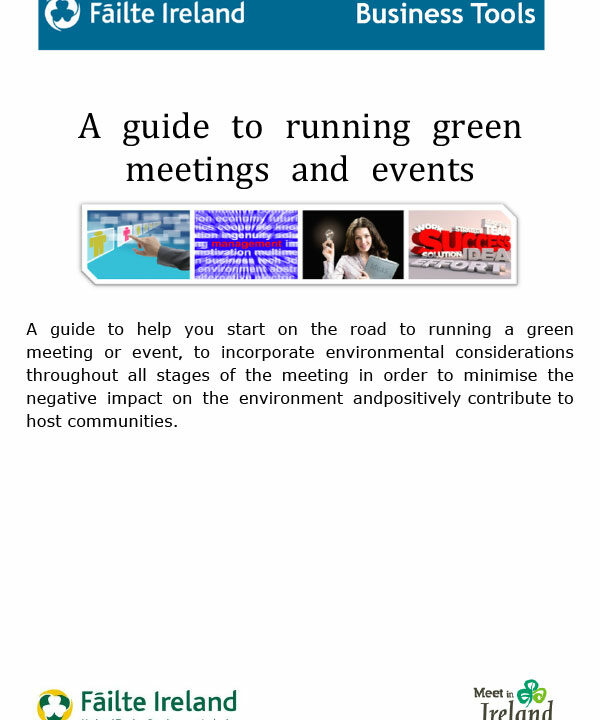 A guide to running green meetings and events