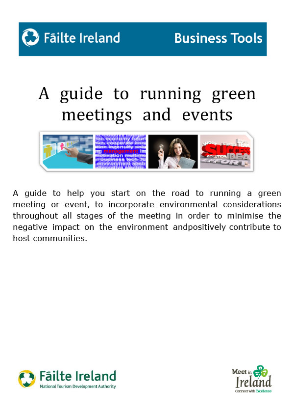 A guide to running green meetings and events