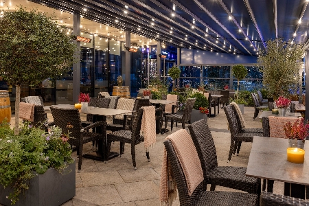 Terrace dining area