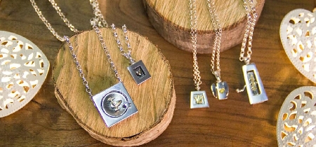 An assortment of necklaces